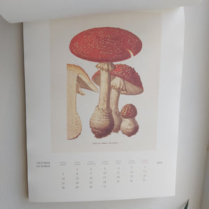 Kalender med botaniske motiver